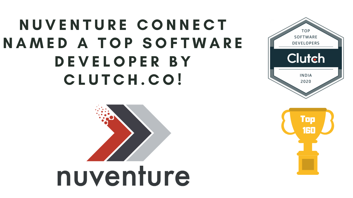 Nuventure Connet named a top software Developer by Clutch.co