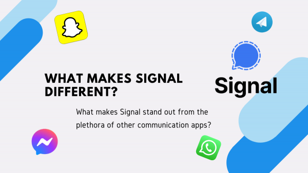 What makes Signal different?