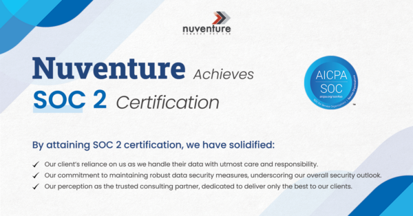 Nuventure Achieves SOC 2 Certification – A Commitment to Your Data Security!