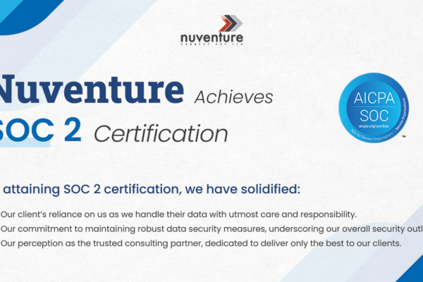 Nuventure Achieves SOC 2 Certification – A Commitment to Your Data Security!