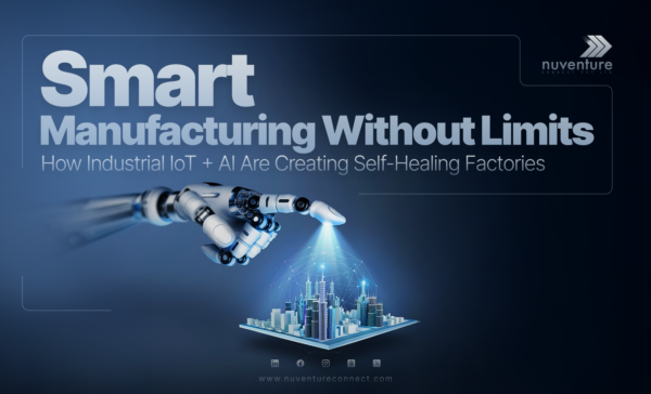 Smart Manufacturing Without Limits: How Industrial IoT + AI Are Creating Self-Healing Factories 